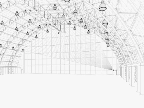 Hangar 5 3D Model