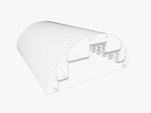 Hangar 5 3D Model