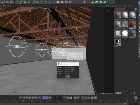 Art Gallery Exhibition 5 3D Model