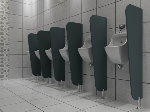 Restroom public wc 2 3D 模型
