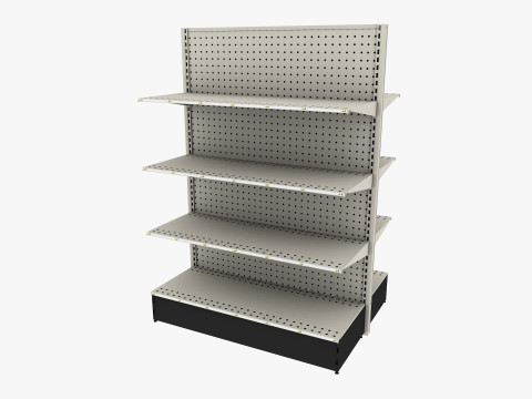 Store Shelf 2 Low-poly 3Dモデル