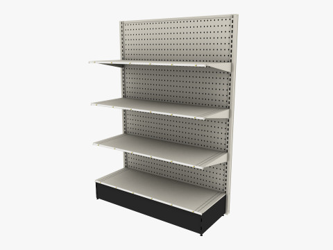 Store Shelf 2 Low-poly 3Dモデル