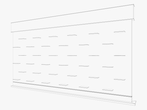 Supermarket Shelves Low-poly 3D Model