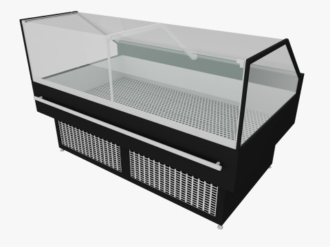 Supermarket Freezer Refrigirator 2 Low-poly 3D Модель