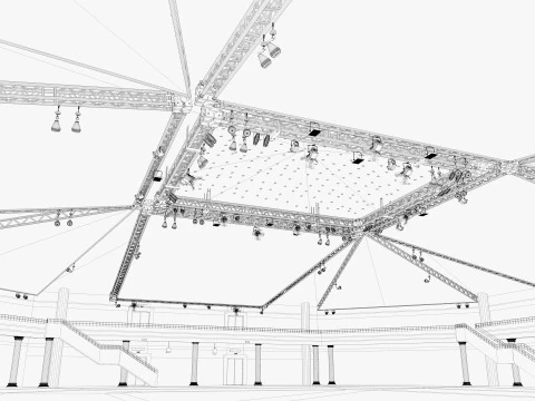 Exhibition Hall 40 3D Model