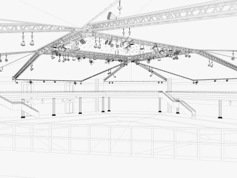 Exhibition Hall 40 3D Model