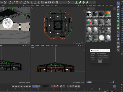 Exhibition Hall 40 3D Model