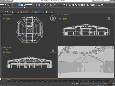 Exhibition Hall 40 3D Model