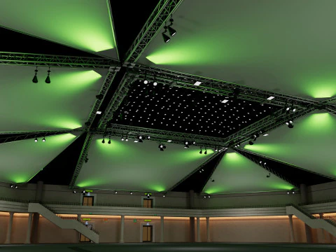 Exhibition Hall 40 3D Model