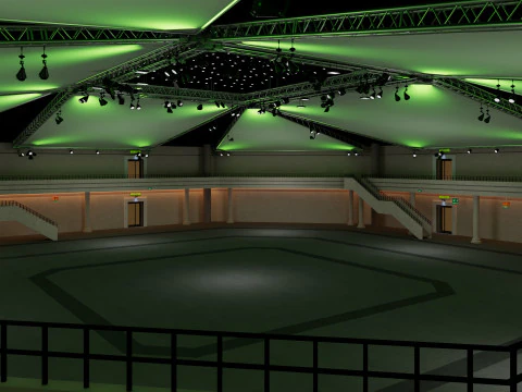 Exhibition Hall 40 3D Model