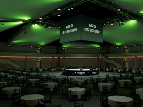 Int&eacute;rieur de la salle de r&eacute;union Modèle 3D