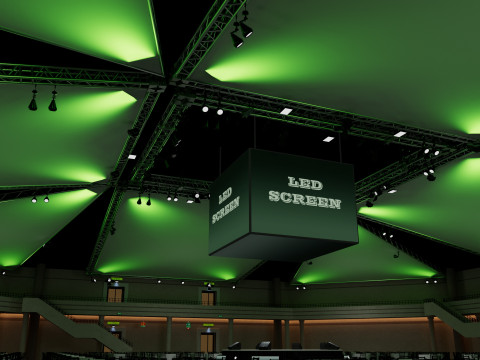 Assembly Hall interior 3D Модель