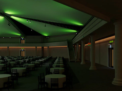 Int&eacute;rieur de la salle de r&eacute;union Modèle 3D