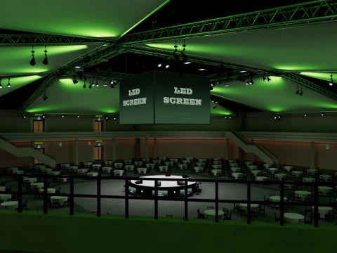 Int&eacute;rieur de la salle de r&eacute;union Modèle 3D
