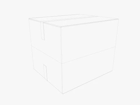 Pallet Jack and Racking Low-poly 3D Model