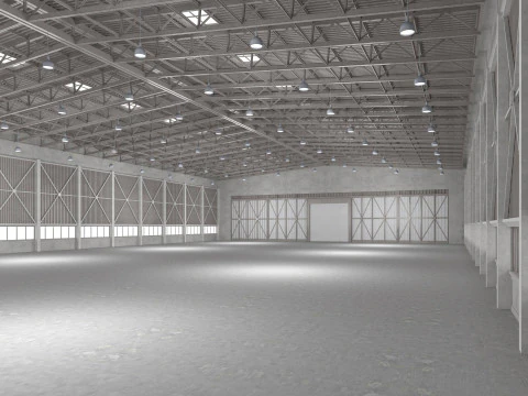 倉庫18 3Dモデル