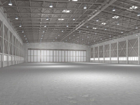 倉庫18 3Dモデル