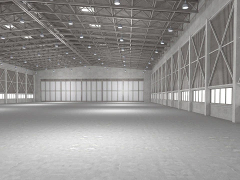 倉庫18 3Dモデル