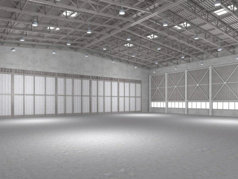 倉庫18 3Dモデル