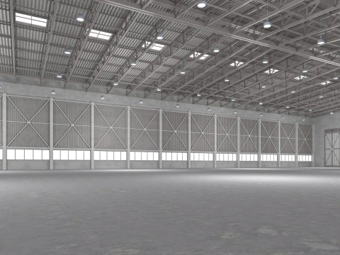 倉庫18 3Dモデル