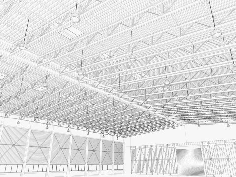 倉庫18 3Dモデル