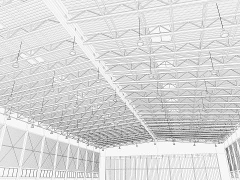 倉庫18 3Dモデル