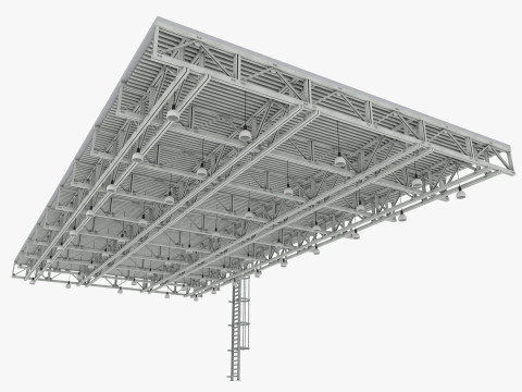 Ceiling Ventilation Pipes 14 3D Model