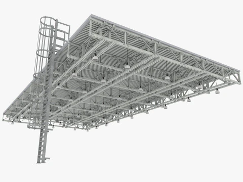 Tubi di ventilazione a soffitto 14 Modello 3D