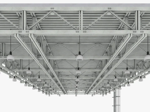 Tubi di ventilazione a soffitto 14 Modello 3D