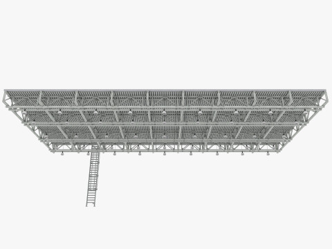 Ceiling Ventilation Pipes 14 3D Model