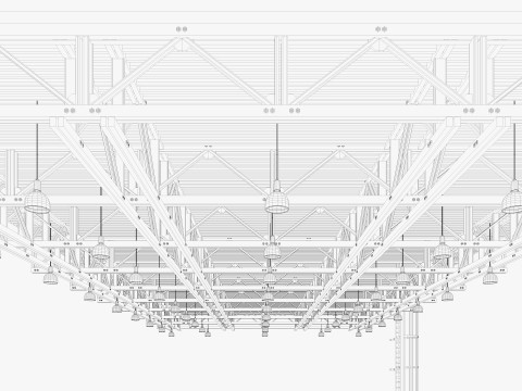 Ceiling Ventilation Pipes 14 3D Model
