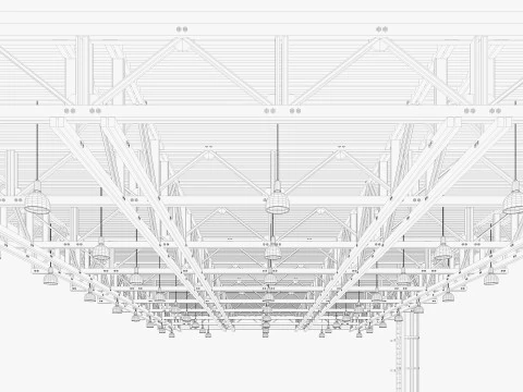 Tubi di ventilazione a soffitto 14 Modello 3D