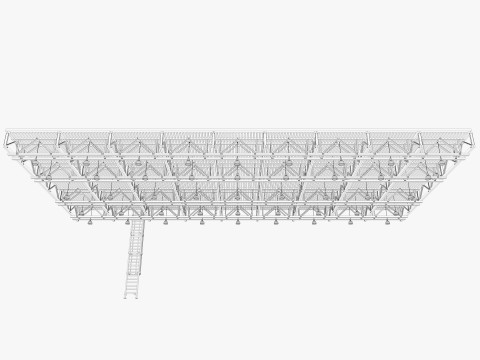 Ceiling Ventilation Pipes 14 3D Model