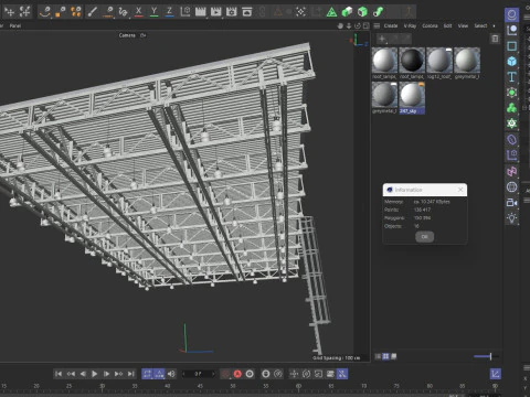 Tubi di ventilazione a soffitto 14 Modello 3D