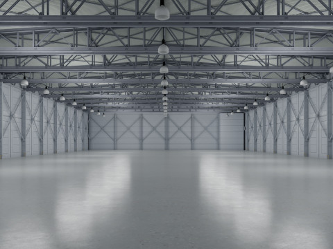 Warehouse 19 interior 3D Model