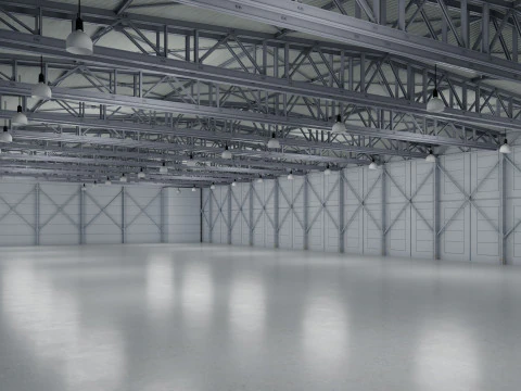 Warehouse 19 interior 3D Model