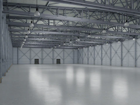 Warehouse 19 interior 3D Model