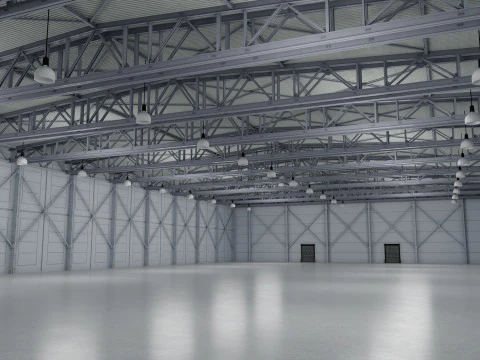 Warehouse 19 interior 3D Model