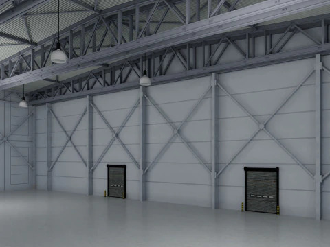 Warehouse 19 interior 3D Model