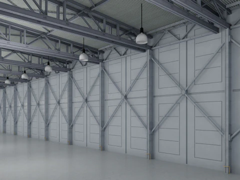 Warehouse 19 interior 3D Model