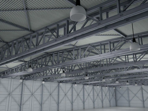 Warehouse 19 interior 3D Model