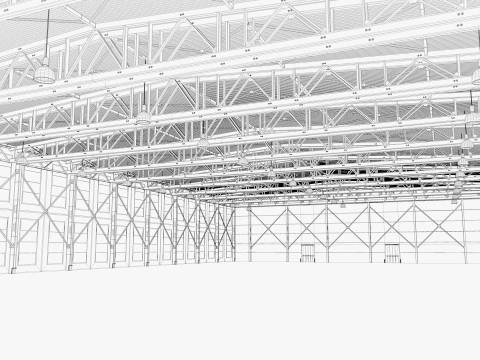 Warehouse 19 interior 3D Model