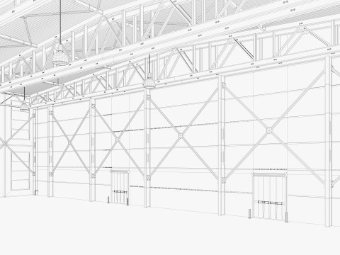 Warehouse 19 interior Modello 3D