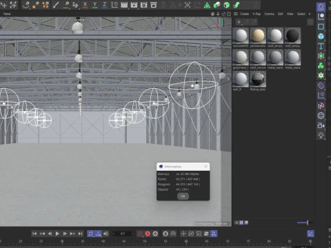 Warehouse 19 interior 3D Model