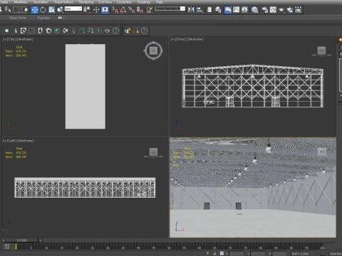 Warehouse 19 interior 3D Model