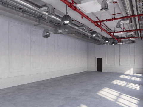Loft Office industrial 2 3D Model