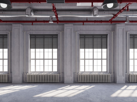Loft Office industrial 2 3Dモデル