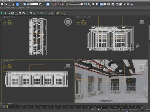 Loft Office industrial 2 3D Model