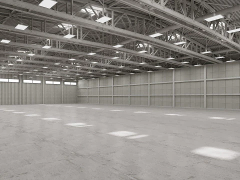 Warehouse 21 interior 3D Model