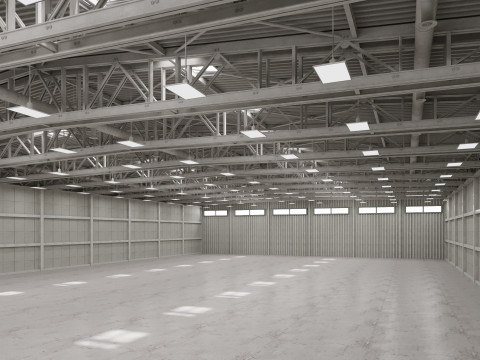 Warehouse 21 interior 3D Model